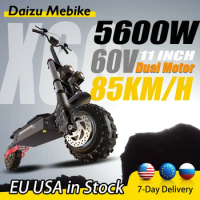 5600W 60V Electric Scooter 11INCH Off-Road Tire Dual Motor 85KM/H Speed Electric Scooters for Adults 20AH 26AH Disc Brakes