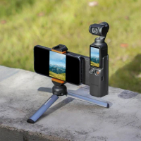 For DJI Osmo Pocket3 Expansion Phone Holder Adapter Protective Frame Filter Organizer Cold Shoe Accessory