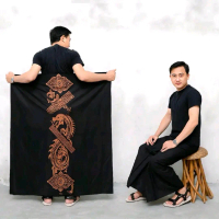 Sarung Pria Dwasa Batik Printing Motif Naga Motif Terbaru
