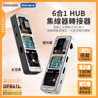 【Dockcase】DPB61L 6合1 HUB 集線器(轉接器/RJ45)