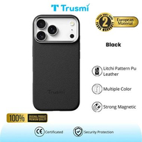 Trusmi CF38 Phone Case Magnetic Leather 17/17 Air/17 Pro/17 Pro Max Magsafe Pelindung HP 17 Pro Max 