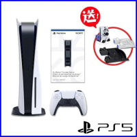 PS5光碟版主機 + PS5 DualSense 充電座 送ipega5合1多功能充電座