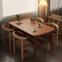 賽杉家具 家用餐桌 客廳桌 方形餐桌 飯桌 簡約桌子(120*80*74公分 15mm加厚桌面 40°貼心圓角 預購15天)