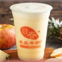 【日春木瓜牛奶】蘋果鳳梨汁_限桃園A19自取#少糖(70分)_微冰-少糖(70分),微冰