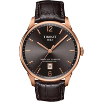 【TISSOT 天梭 官方授權】杜魯爾 80小時動力儲存機械錶 手錶 畢業禮物 慶端午 包粽(T0994073644700)