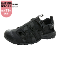 【GOODYEAR 固特異】海豹II-寬楦護趾運動涼鞋/男款 耐磨  緩震 黑 / GAMS43740