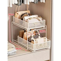 包包收納架子櫃內分隔板置物架衣櫃存放盒子掛架袋放置內衣儲物架