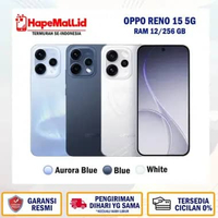 OPPO RENO 15 12/256 GB 5G GARANSI RESMI OPPO INDONESIA TERMURAH White