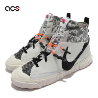 Nike 休閒鞋 Blazer Mid 聯名 運動 男鞋 Readymade 解構 環保理念 穿搭 白黑 CZ3589100