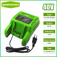 100% new G-MAX 40V Lithium Battery Charger 29482 GreenWorks 40V Lithium Ion Battery 29472 ST40B410 BA40L210 STBA40B210 29462