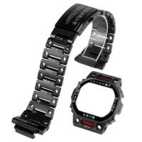 Stainless Steel Strap and Case Metal Band for Casio DW-5600 GW-B5600 GWX-5600 DW-5600BB/5600HR Series Men's Accessories