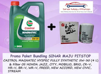 Paket Oli CASTROL MAGNATEC HYSPEC FULL SYNTHETIC 5W-30 & Filter Oli Mobil HONDA CRV HRV BRV WRV STRE
