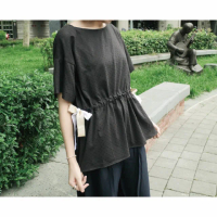 【UUIN】UUIN OUTLET _ 經典織帶短袖(女裝 T-shit 純棉)
