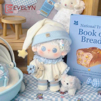 Evelyn（Doll）Fashion DIY 20cm Plush Stuffed Toy Clothing Set Love and Deepspace Soft Pajamas Outfit  
