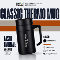 Custom Mug Classic Thermo Cup 400ml Gelas Minum Stainless Cetak Laser Grafir Engrave Souvenir Gift