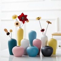 北歐花瓶干花花插陶瓷擺件家居客廳插花器現代簡約創意小清新裝飾