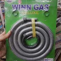 Selang gas dan pelindung untuk kompor dan water heater paloma rinnai