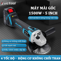 Victool Máy mài cầm tay 1500W,Máy Mài Góc 21V Máy cắt cầm tay Máy mài cắt pin Máy mài góc nhẹ và tiệ
