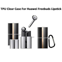 Anti-scratch Keychain Clear Shell TPU Protector Protective Case Cover For Huawei Freebuds Lipstick