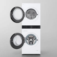 【LG 樂金】洗衣13公斤+乾衣10公斤｜WashTower™ AI智控洗乾衣機 (冰瓷白) WD-S1310W (含基本安裝)