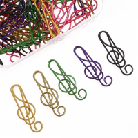 20/100PCS New Creative Cute Note Metal Memo Paper Clips Set Index Bookmark For Books Office School Stationery Supplies 6 Colors