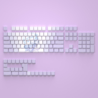 [HOT SALES] Wenshaofuli Lian Keycap Anime Keycap Theme Keycap Side Engraving Translucent 60 68 87 Ke