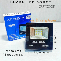 LAMPU LED SOROT 20 , 30 , 50 , 100 WATT / LAMPU TEMBAK ALITECO PUTIH - LED SOROT 20W, LAMPU LED SORO