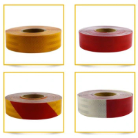 Roadstar 50mm X 50m Reflective Material Tape Sticker Automobile Motorcycles Safety Warning Tape Reflective Film Car Stickers