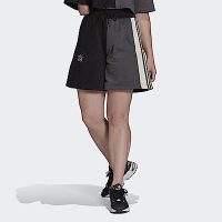 Adidas Shorts HT5975 女 運動短褲 休閒 拼接 國際尺寸 合身版型 黑灰