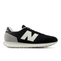 【NEW BALANCE】237 男女 休閒鞋 運動 復古 D楦 NB 237 緩震 舒適 黑灰白(MS237LBK)