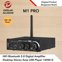 Douk Audio M1 PRO HiFi Bluetooth 5.0 Digital Amplifier Desktop Stereo Amp USB Player 160W×2