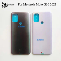 6.5" For Motorola Moto G30 2021 Back Battery Cover Door Housing case Rear Cover parts