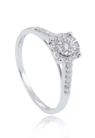 HABIB HABIB ICE | Illusion Diamond Ring in 375/9K White Gold 24299(R)