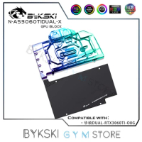 Bykski 3060Ti GPU Block For Asus DUAL-RTX3060TI-O8G VGA Water Cooler MB ARGB SYNC N-AS3060TIDUAL-X