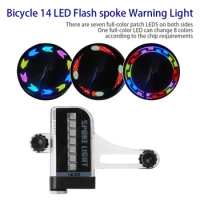 Waterproof LED Neon Bicycle Tyre Light Wheel Lamp Bike Spoke Light Colorful Bikes Rims Warning Tire Flash Lights Cycling Lamps