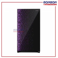 Sharp Kulkas 1 Pintu 184L SJ-X196MG-GB / SJ X196MG / SJ-X196MG-GR - Geometric Design - Tempered Glas