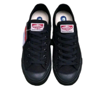 Ventela Public Low All Black Sepatu Sekolah Pria Wanita Idaman Full Hitam Terbaru 2025 Shoes Sneaker