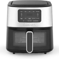 Cuisinart Air Fryer Oven – 6-Qt Basket Stainless Steel Air Fryer – Dishwasher-Safe Air Fryer Toaster Oven Combo with 5 Presets