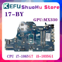 KEFU 6050A3168901 L87453-001 L87453-601 Laptop Motherboard For HP 17T-BY 17-BY 17G-CR Mainboard W/i5-1035G1 i7-1065G7 MX330-2G