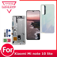 LCD Super AMOLED Display For Xiaomi Mi Note 10 Lite Display LCD Screen Touch Digitizer Assembly For Xiaomi Mi note 10 Lite