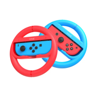 【良值】副廠 Switch Joy-Con 控制器專用方向盤(紅藍 L324)