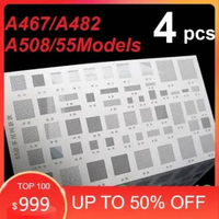 Temukan Plat Cetakan IC CPU Universal BGA Stencil Amaoe A467 A482 A508 55 Models Set 4 Pcs MTK MSM C