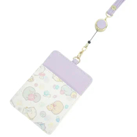 Sumikko Gurashi ID Card Holder Kawaii Cute Card Case Wallet Leather Anime Card Protector Bag Adjustable String