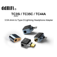 DD ddHiFi TC35i(2022) TC35C TC44A 3.5/4.4mm to Lightning Headphone Adapter USB DAC AMP