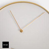 【HOLA】KARLSSON極簡金屬擺鐘34cm 白色