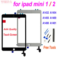 For iPad Mini 2 1 Touch Screen Digitizer with Home Button for iPad Mini 1 A1432 A1454 A1455 ipad Mini 2 A1489 A1490 A1491 Glass