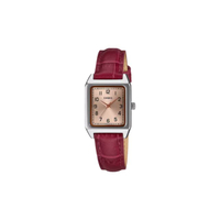 CASIO นาฬิกาข้อมือ LTP-B150LA-4B2DF สีแดง