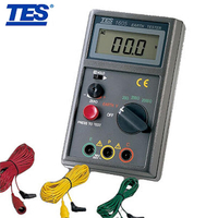 TES 泰仕 TES-1605 接地電阻器 接地電阻計 大地電壓 接地電阻 數位 數字 TES1605