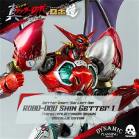 【In Stock】3A Threezero Robo-Dou Shin Getter 1 Metallic Ver. Getter Robot The Last Day Action Model Collectible Figure Toys