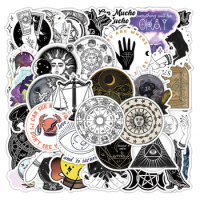 10/30/52PCS Astrology Retro Graffiti Stickers Classic Toy DIY Laptop Suitcase Phone Notebook Car Aesthetic Totem Sticker Gift